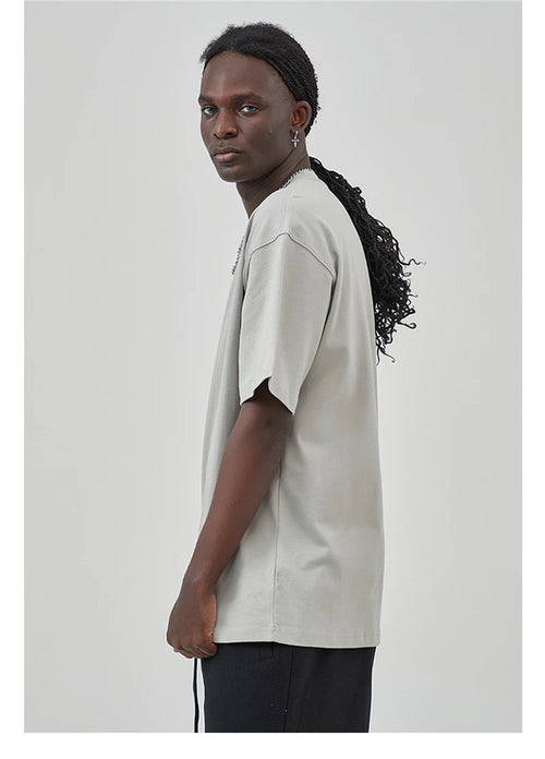 Obsidian Phoenix Unisex Luxury Cotton T-Shirt - 275gsm High Street Oversized No-Shrink Solid Tee