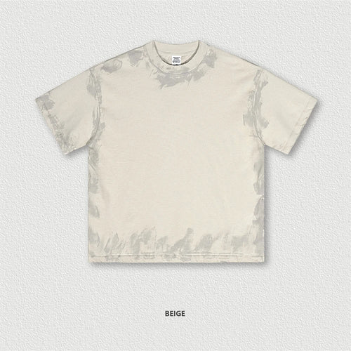 Obsidian Phoenix Unisex Luxury Paint Washed T-Shirt - 305gsm High Street Cotton O-Neck Tee