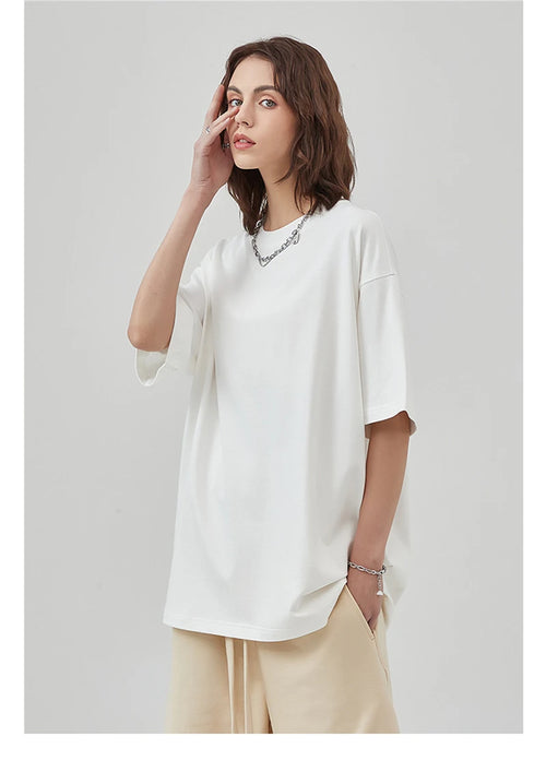 Obsidian Phoenix Unisex Luxury Cotton T-Shirt - 275gsm High Street Oversized No-Shrink Solid Tee