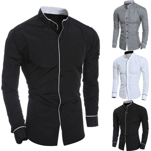 Obsidian Phoenix Men's Luxury Slim-Fit Shirt