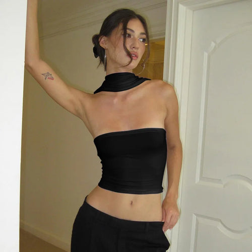 Celestial Comfort Strapless White Crop Top - Celestial Comfort Clothing