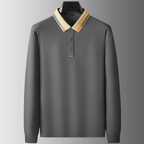 Obsidian Phoenix Luxury Polo Shirt - High-End Casual Loose Men’s Polo Shirt in Sizes Up to 8XL