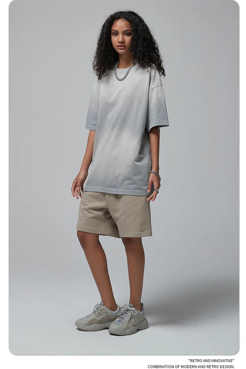 Obsidian Phoenix Unisex Luxury Monkey Washed T-Shirt - 250gsm Oversized No-Shrink Solid Cotton Tee
