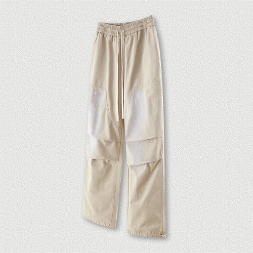 Obsidian Phoenix Unisex Luxury Monkey Washed Cotton Jogger Pants - 270gsm Loose-Fit High Street Cargo Trousers