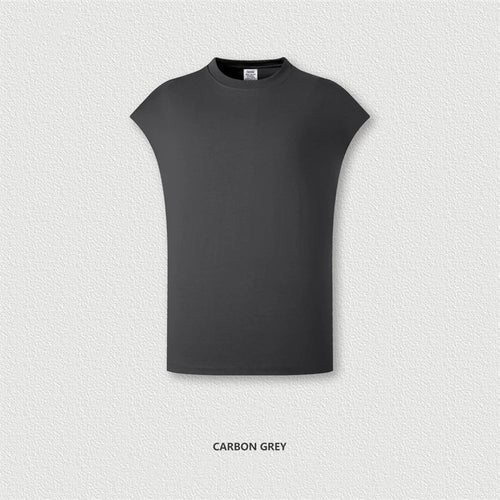 Obsidian Phoenix Unisex Luxury Heavyweight Cotton Tank Top - 305gsm High Street Sleeveless Tee