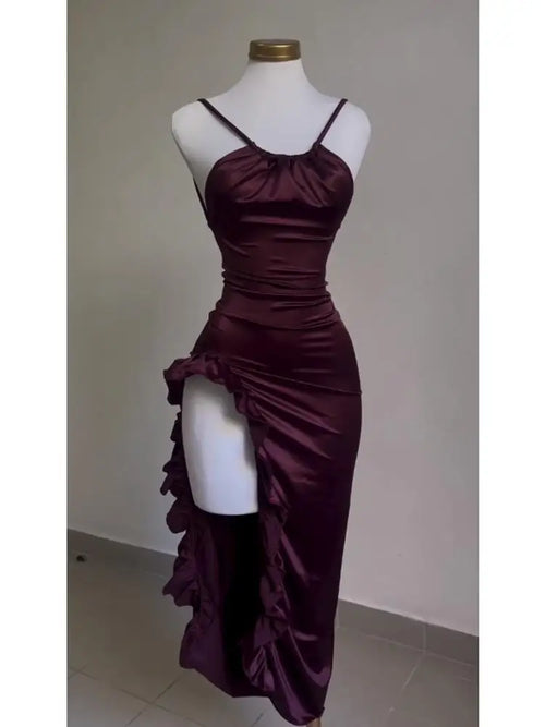 Obsidian Phoenix Women's Luxury Halter Spice Girl Dress