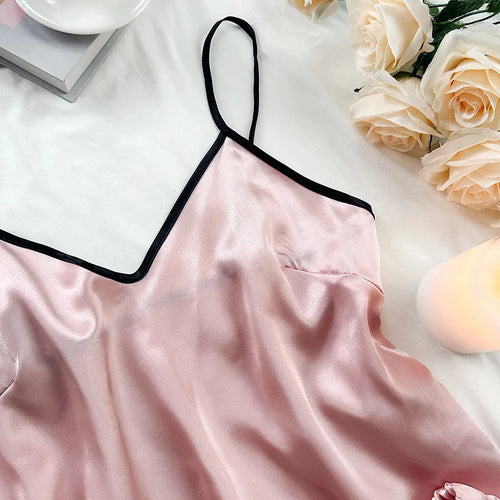 Obsidian Phoenix Women's Luxury Satin Pajama Set