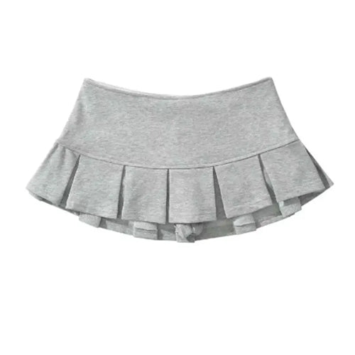 Celestial Comfort Low-Waist Pleated Mini Skirt - Celestial Comfort Clothing