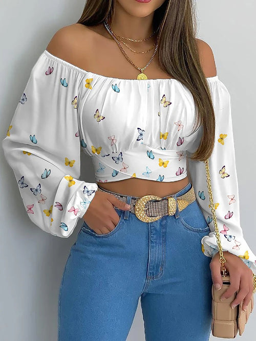 Obsidian Phoenix Women's Luxury Off-Shoulder Blouse
