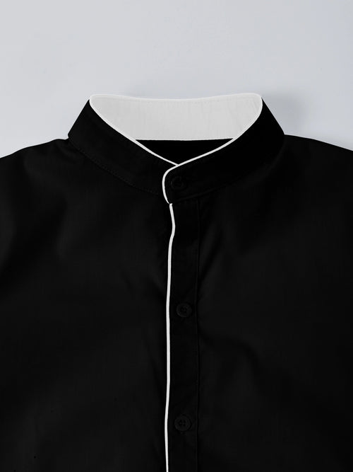Obsidian Phoenix Men's Luxury Slim-Fit Shirt