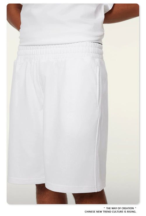 Obsidian Phoenix Unisex Luxury Quick-Dry Shorts - 280gsm Loose-Fit Breathable Solid Shorts
