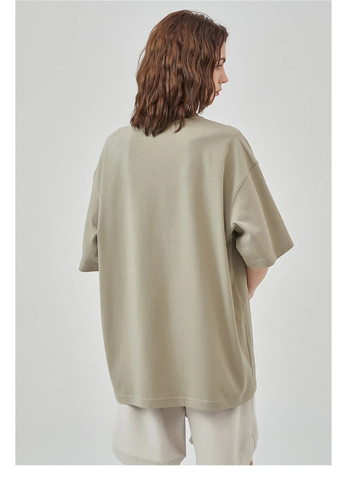 Obsidian Phoenix Unisex Luxury Cotton T-Shirt - 275gsm High Street Oversized No-Shrink Solid Tee