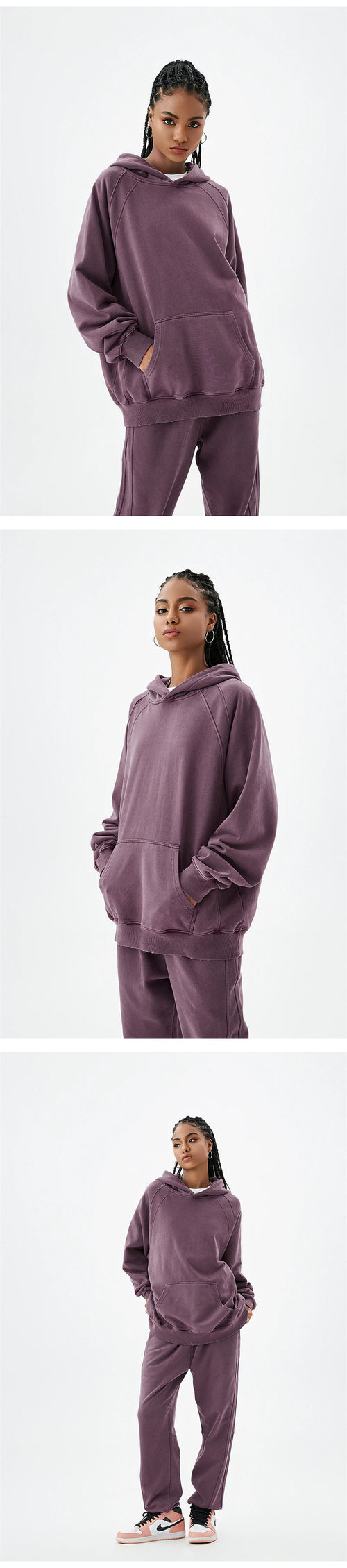 Obsidian Phoenix Unisex Luxury Batik Washed Hoodie - 420gsm Distressed Patchwork Loose-Fit Hooded Pullover
