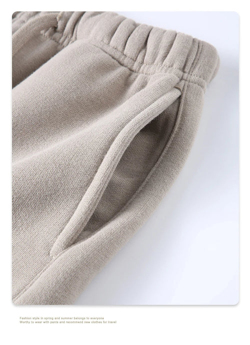 Obsidian Phoenix Luxury Kids' 365gsm Fleece Sweatpants - Unisex Warm Loose-Fit Drawstring Joggers for Boys and Girls