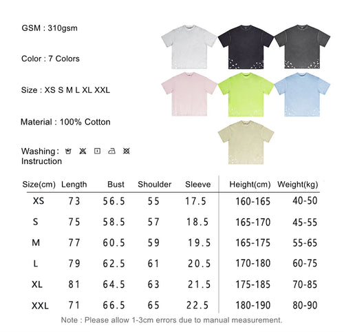 Obsidian Phoenix Unisex Luxury Heavyweight Washed T-Shirt - 310gsm Oversized Splash-Ink Cotton Tee