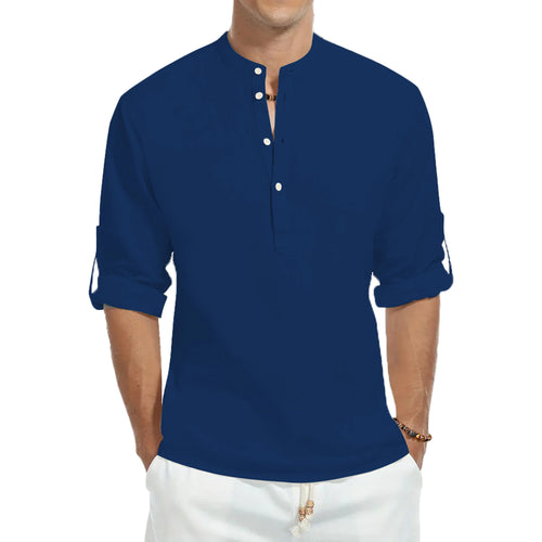 Obsidian Phoenix Men's Luxury Cotton Shirt