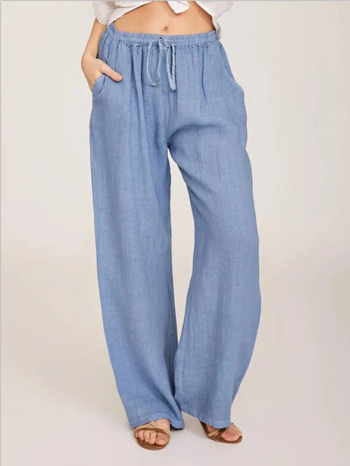 Obsidian Phoenix Women's Luxury Cotton-Linen Pants