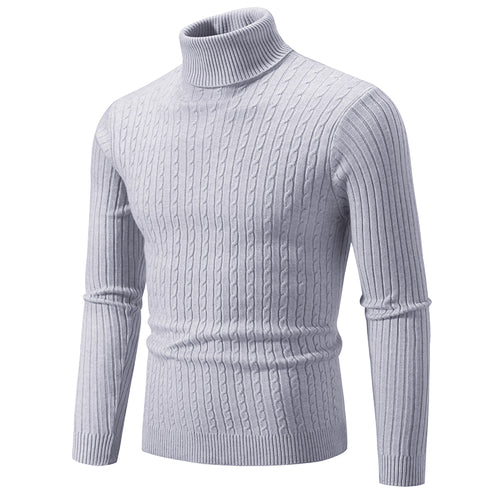 Celestial Comfort New Men's High Neck Wool Turtleneck Pullover Luxe Classic - Celestial Comfort Clothing