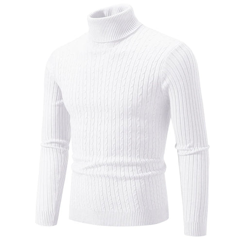 Celestial Comfort New Men's High Neck Wool Turtleneck Pullover Luxe Classic - Celestial Comfort Clothing