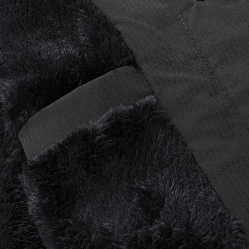 Obsidian Phoenix Luxury Plus Velvet Winter Parka - High-End Thick Fleece Cotton-Padded Men’s Jacket in Sizes Up to 8XL