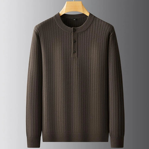 Obsidian Phoenix Luxury Casual Sweater - High-Quality Thick Warm Men’s Pullover in Sizes Up to 8XL
