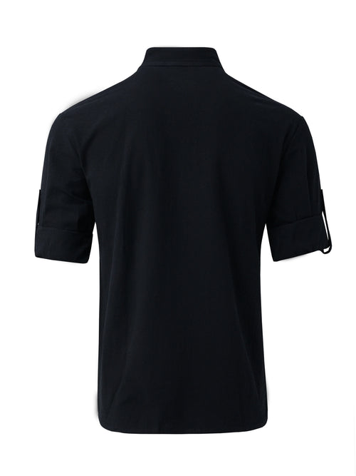 Obsidian Phoenix Men's Luxury Cotton Shirt