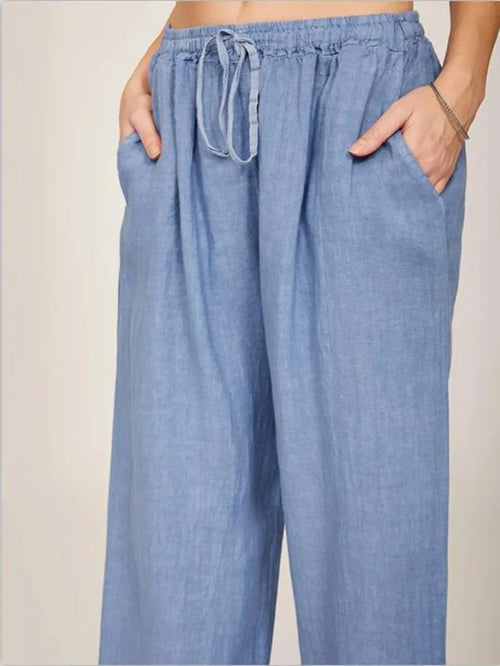 Obsidian Phoenix Women's Luxury Cotton-Linen Pants
