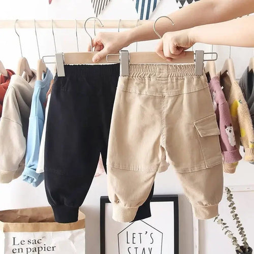 Celestial Comfort New Cotton Enfant Garcon Cargo Pants - Celestial Comfort Clothing