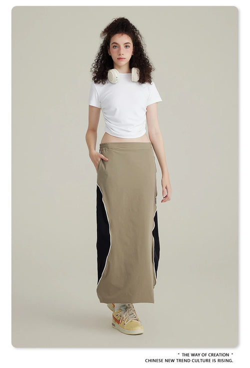 Obsidian Phoenix Women's Luxury Skinny T-Shirt - 220gsm Y2K Pleated Waist Short-Sleeve Tee