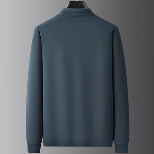 Obsidian Phoenix Luxury Zipper Polo Shirt
