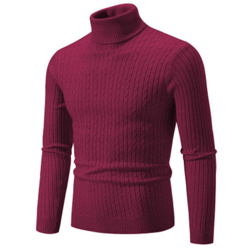 Celestial Comfort New Men's High Neck Wool Turtleneck Pullover Luxe Classic - Celestial Comfort Clothing