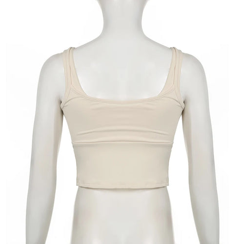 Celestial Comfort Patchwork Camisole - Sweet Aesthetic Crop Top, Sleeveless Streetwear, Coquette Style - Celestial Comfort Clothing