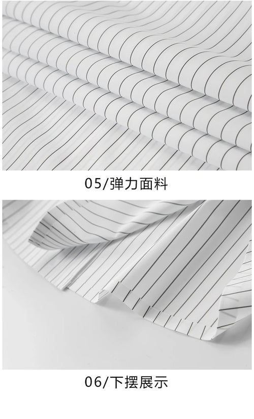 Obsidian Phoenix Luxury Striped Oversized Business Shirt - High-End Loose-Fit Long Sleeve Men’s Dress Shirt in Sizes Up to 10XL