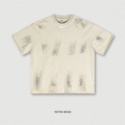 Obsidian Phoenix Unisex Luxury Paint Washed T-Shirt - 310gsm Vintage High Street Cotton Tee