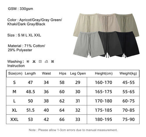 Obsidian Phoenix Unisex Luxury Shorts - 330gsm Heavyweight Casual Shorts