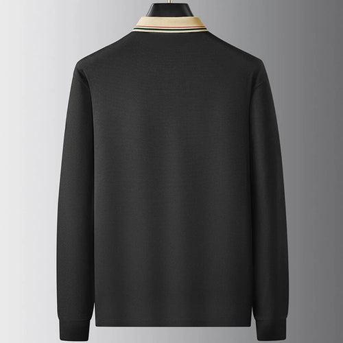 Obsidian Phoenix Luxury Polo Shirt - High-End Casual Loose Men’s Polo Shirt in Sizes Up to 8XL