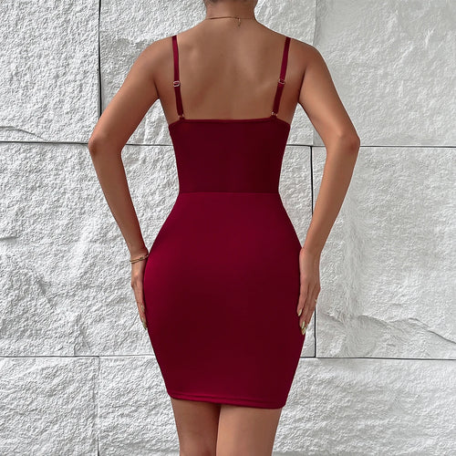 Obsidian Phoenix Women's Luxury Mesh See-Through Party Dress