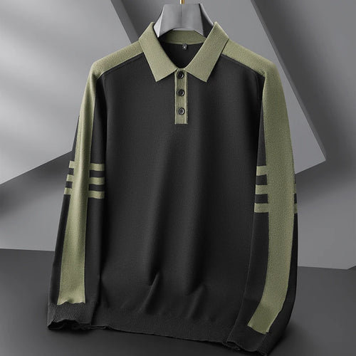 Obsidian Phoenix Luxury Wool Lapel Sweater