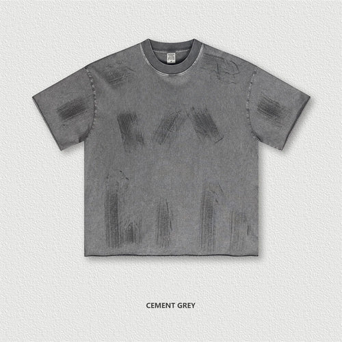 Obsidian Phoenix Unisex Luxury Paint Washed T-Shirt - 310gsm Vintage High Street Cotton Tee