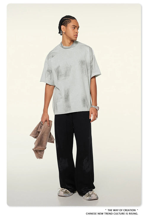 Obsidian Phoenix Unisex Luxury Paint Washed T-Shirt - 310gsm Vintage High Street Cotton Tee