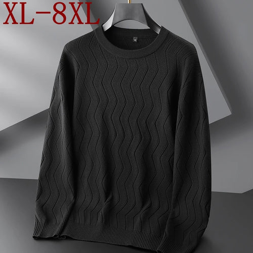 Obsidian Phoenix Luxury Wool Sweater - Pullover in Sizes Up to 8XL