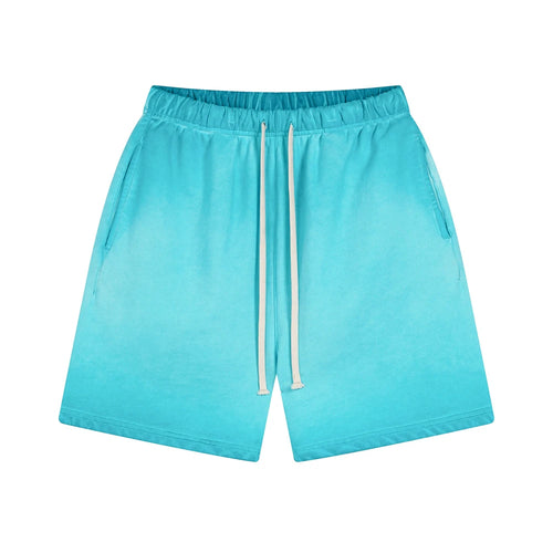Obsidian Phoenix Unisex Luxury Batik Washed Shorts - 430gsm Heavyweight Loose-Fit 100% Cotton Pants