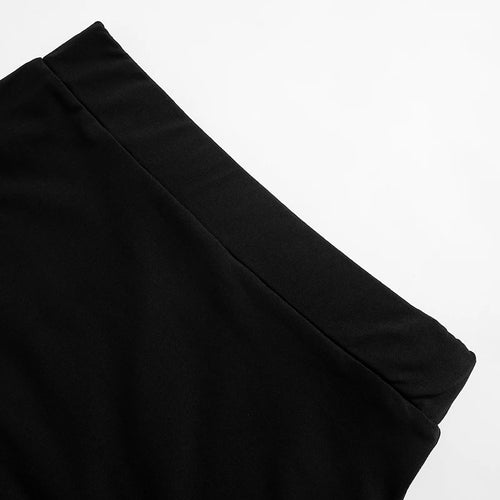 Obsidian Phoenix Women's Luxury Pullover Crop Top and High-Split Skirt Set