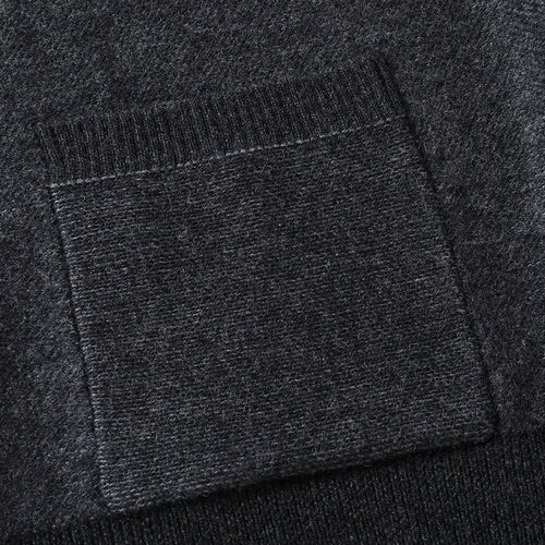 Obsidian Phoenix Luxury 100% Wool Cardigan - High-End Soft Warm Sweatercoat for Men in Sizes Up to 8XL