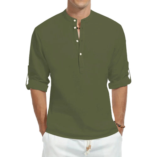 Obsidian Phoenix Men's Luxury Cotton Shirt