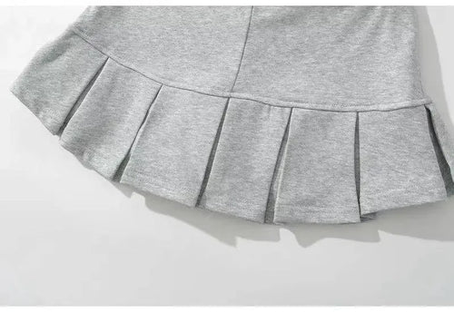 Celestial Comfort Low-Waist Pleated Mini Skirt - Celestial Comfort Clothing
