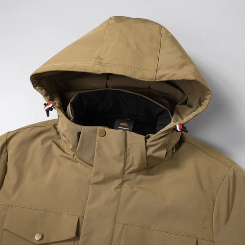Obsidian Phoenix Luxury Waterproof Cotton-Padded Winter Jacket