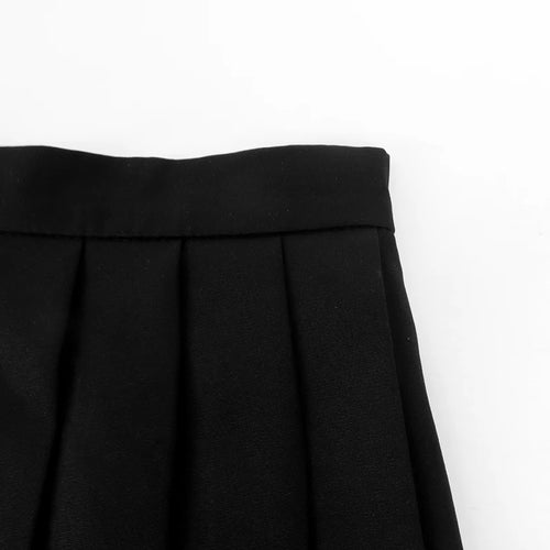 Celestial Comfort Black Pleated Mini Skirt - Celestial Comfort Clothing