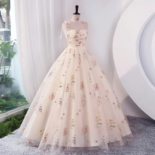 Celestial Comfort Luxury Floral Embroidered Dress - Celestial Comfort Clothing