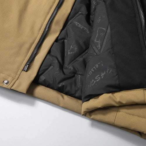 Obsidian Phoenix Luxury Waterproof Cotton-Padded Winter Jacket